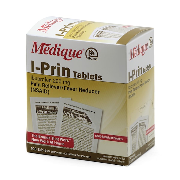 Medique Medique At Home I-Prin For Relief From Fever, Aches And Pain 70833 - main
